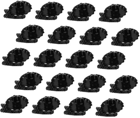 FUNOMOCYA Metall Kerzenhalter Clips Filigrane Weihnachtsdekoration Hitzebeständig Für Kerzen Stabiler Sockel Mit Clips Passend Für Feiertagsfeiern