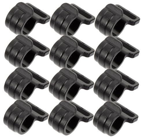 BESPORTBLE Zubehör Für Outdoor-zelte Autozelt-seitenbefestigungsclips C-klemme Für Camping-markise Für Poolabdeckungen Zelthaken-Clips Planenclip Plastik Black