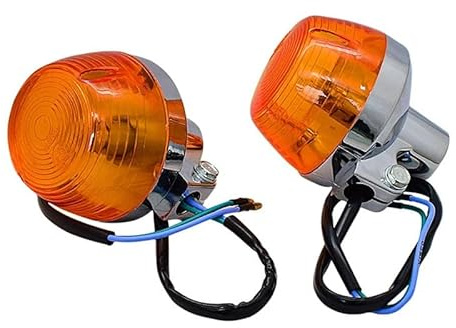 Blinker Motorrad,Motorrad Blinker Motorrad Rücklicht Passend für Honda Wuyang Lifan Dayang Dayun CM125 CM250 SDH125 V-MAN 125cc-600cc Scheinwerfer Bremslichter(No arm 2pcs)