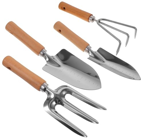 TOYANDONA 1 Ensemble Outils de Jardinage avec Manche de Outil de Jardinage avec Râteau à Main Durable et Pratique pour et Entretenir Plantes