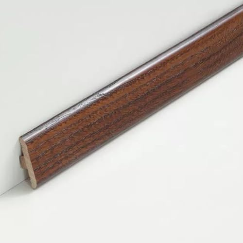 Wooden T Molding Trim Floor Transition Strip,Flooring Gaps Divider Strip Flat Cinch Seam Cover,Solid Wood Doorway Edge Trim 35inch Long(Color:P)
