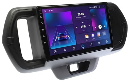 Tablette de Voiture Autoradio Android 2 DIN pour Toyota pour Passo III 3 (2016-2021) avec Lecteur multimédia vidéo, GPS, Wi-FI 4G et CarPlay(T13 8-128GB Cam 4G)