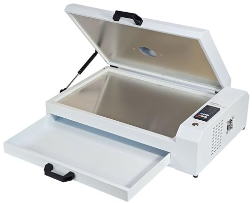 Forno Dtf A3/a4 Con Riscaldamento Su Entrambi I Lati, Asciugatore Forno Dtf Con Sistema Di Purificazione Dei Fumi, Controllo Di Tempo E Temperatura Per La Polimerizzazione Della Pellicola