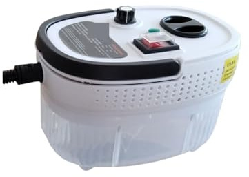 Limpiador a vapor, Limpiador de a presión alta temperatura, 2500W, 1200ml, aire acondicionado, campana, cocina, coche, máquina limpieza a, herramienta esterilización Para pisos y coche(Bianco)