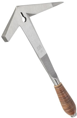 PICARD Schieferhammer Nr. 207 R XL 700g | Ergonomischer Ledergriff und Ganzstahlstiel | Korrosionsgeschützt und Handgeschmiedet | Für Rechtshänder | Made in Germany seit 1857