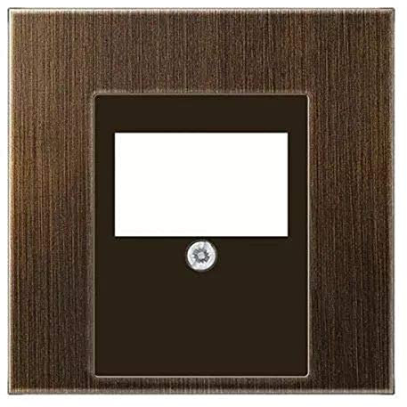 Jung ME2969TAT – Platte Modul Mitteilung KNX/USB + Steckdose Messing antik