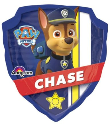 Shape Folienballon Paw Patrol Chase | 63 x 68 cm
