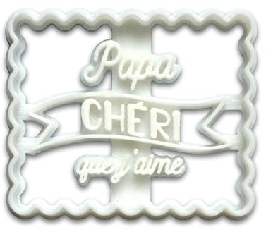 La Boite à Cookies Emporte-pièce Petit Beurre Papa Chéri
