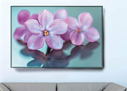 VFV Folien- und Werbetechnik Keilrahmenbild - Orchidee - Moderne Wandbilder Leinwandbilder als Wanddekoration Wohnzimmer Deko (B 150 cm x H 50 cm)