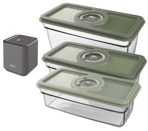 AEG 900 923 313 Hand Vacuum Pump Plus Container, Plastic, Gray