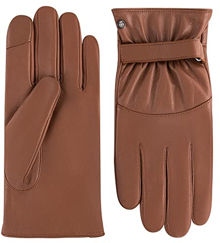 Roeckl Herren Howell Lederhandschuhe, saddlebrown, 10