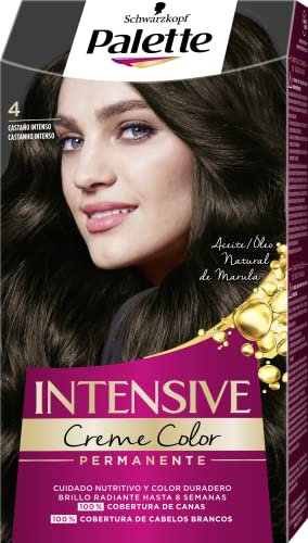 Tinte Permanente Schwarzkopf Intensive Nº 4 Castaño (1 unidad)