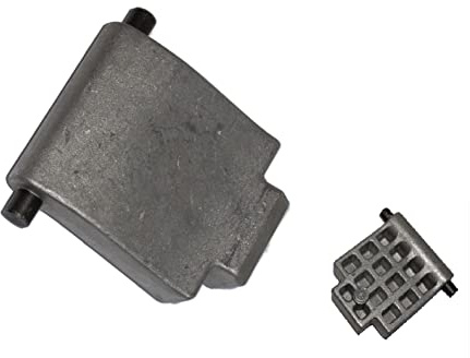 GÜDE GH2500 Gegenplatte (ohne Vertiefung) für Gartenhäcksler - ebenfalls passend für EINHELL WOLF TOP CRAFT, MAX BAHR, ATIKA, FLORABEST, GRIZZLY, Budget, Einhell, Asgatec, Homebase