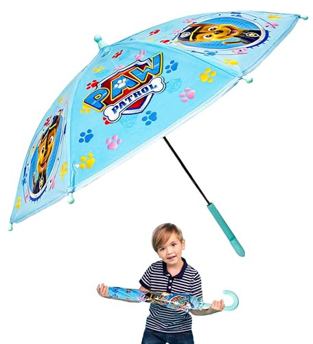 HOVUK Kuppelschirm für Kinder, Mädchen, für Regen und Sonne, leichter Regenschirm, Blasen-Regenschutz, Regenschirm für Kinder von 3–7 Jahren, faltbare Regenschirme, Disney Die Eiskönigin II, Small