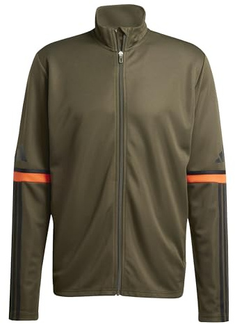 adidas Men's Squadra25 Training Jacket, Night Cargo/Black/Semi Impact Orange, XL