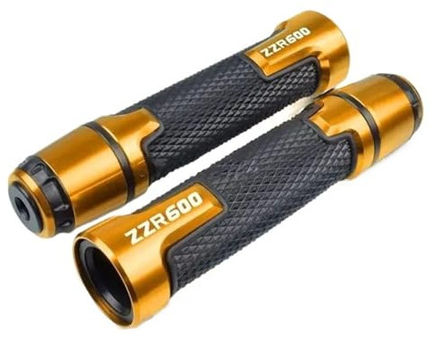 PLSMHO Motorrad-Gasgriffgriffe Ersatzteil Lenkergriffe Powersports-Griffe Zubehör Für Ka&was&AKI ZZR600 ZZR-600 1990-2004 ZZR 600 Zzr600 2003 2002 01(Yellow)
