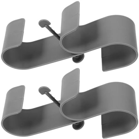 Happyyami Pool-stangenhalter 2er-Pack Kunststoff-poolhaken Multifunktionsdesign Für Außenpoolausrüstung Und Lagerung