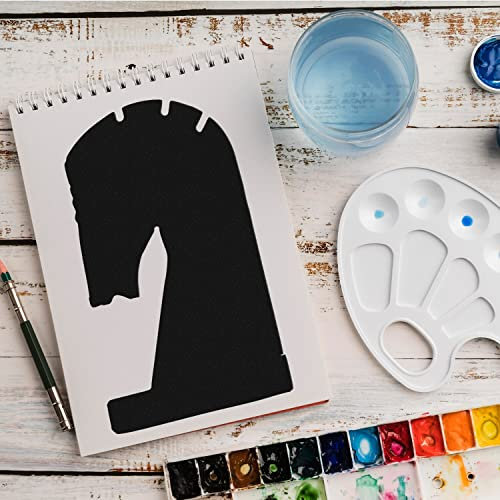 Schablone Schachfigur Spiel v4 Design Stencil DIY Airbrush Muster Wandgestaltung Sprühschablone 15 x 21 cm