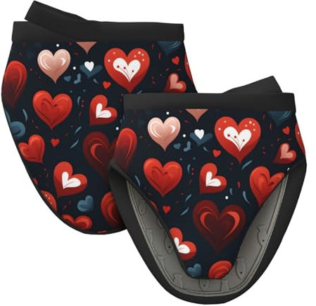 Mexpekil Ofenhandschuhe, hitzebeständig, Silikon, Ofenhandschuh, Küche, Mini-Ofenhandschuhe zum Kochen, Backen, Grillen, 1 Paar