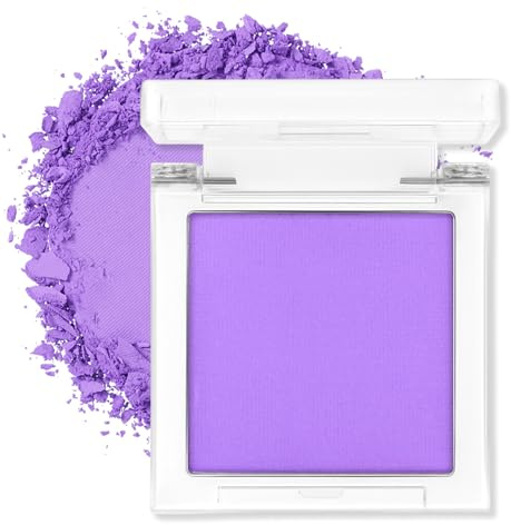 Erinde Fard à Paupières Violet, Ombre à Paupières Haute Pigmentation, Longue Tenue et Douce, Maquillage Festif Noël & Quotidien, Vegan et Cruelty Free # Violet