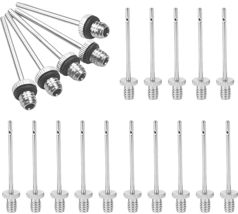 20 Pcs Ball Inflation for Basketball Soccer Rugby Volleyball Football Pump Adapter Needle Valve
