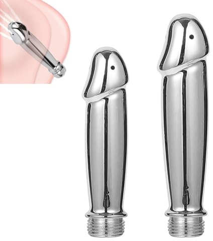 Youxclian Edelstahl Analdusche Analspülung Vaginaldusche Enema Aufsatz für Duschkopf Intimdusche Klistier Irrigator Anal Sex Reiniger für Männer Frauen Hygienische Reinigung(S)