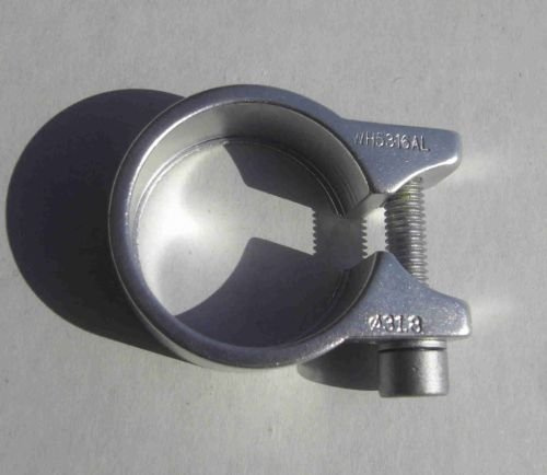 Classic Cycle Sattelstützklemme 31,8 Alu poliert Silber