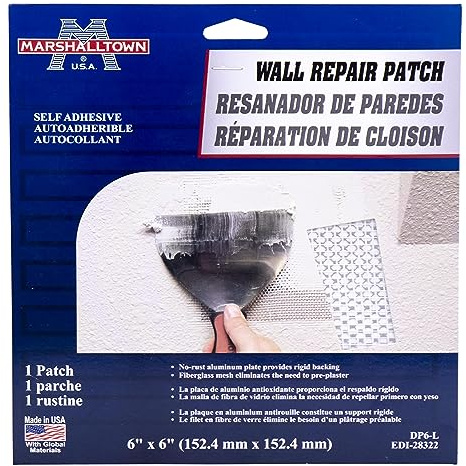 Marshalltown DP6 Drywall Repair Patch Set 6 x 6