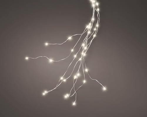 Lumineo Lichterkette Tree Lights 408 LED 1,8m warm weiß, Silberdraht