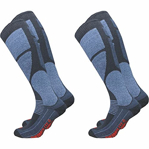 GAWILO 2 par damer THERMOLITE® skidstrumpor – snowboardstrumpor – funktionssockor med specialstoppning