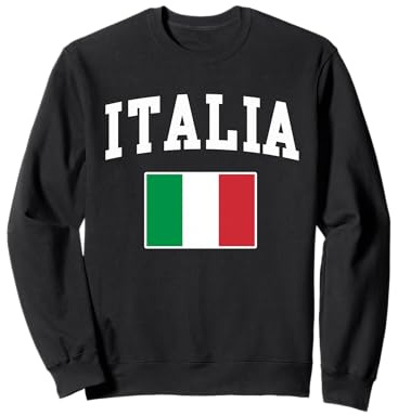 Bandiera Italia Italia Italiano Regalo Uomo Donna Felpa