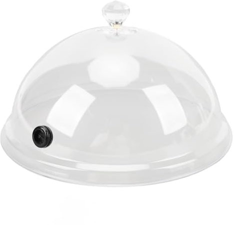 Campana per Fumatori Coperchio a Cupola, Trasparente Coperchio per Fumo Alimentare per Piatti Ciotole Bicchieri, Coperchio per Infusore per Fumo per Cocktail Cibo Bevande (XL)