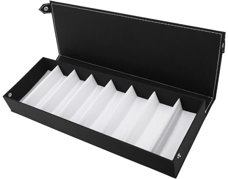 ZJchao Sonnenbrillen-Organizer-Box mit 8 Fächern, Anti-Staub-Brillenvitrinen-Ausstellungsablage für Stilvolle Brillen, Entworfen für die Präsentation zu Hause oder Im Einzelhandel,