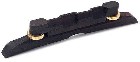 HONITANO Mandolin Bridge Ebony Guitar Bridge Coffee Bamboo