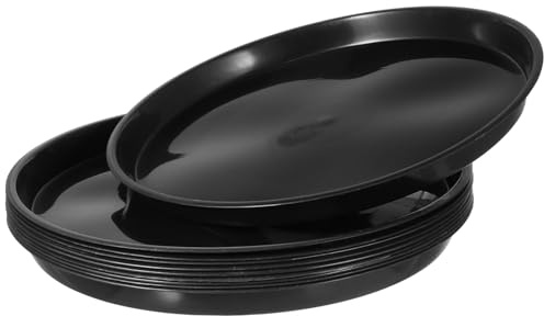 SUPVOX 10piezas Fondo del Recipiente de Plástico Platillos para Plantas Bandejas para Macetas Unidades Bandejas Redondas para Agua Contenedores para Plantas de Jardín