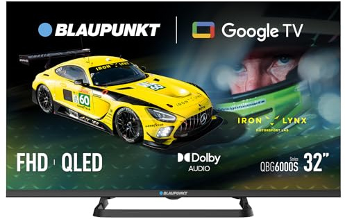 BLAUPUNKT Smart TV 32 Full HD LED, Google TV con Chromecast, 32QBG6000S