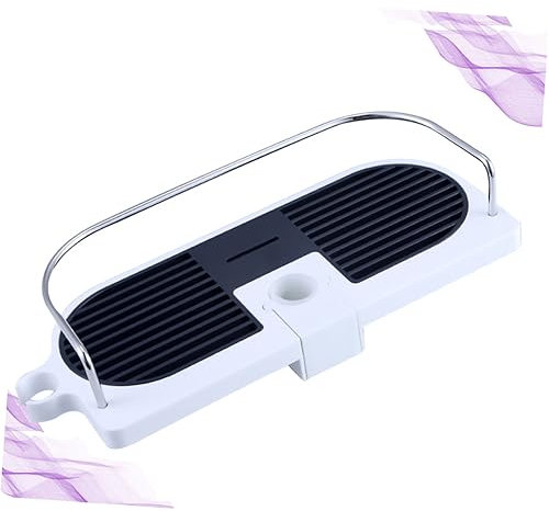 LIFKOME Mensola Da Bagno Regolabile Acciaio Inossidabile Supporto Per Shampoo e Sapone Design Rimovibile Senza Forature Per e Spazi Ridotti