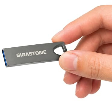 【GIGASTONE】 USB 256GB, Z70 USB 3.2 Gen 1 Flash Drive, Confiable para PC y Mac, Metal Impermeable, Mini y Robusto, Compatible con Interfaz USB 2.0 / USB 3.0 / USB 3.1