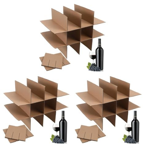 CLISPEED 15stücke Teiliges Aus Karton-trennwänden Für Umzugskartons Stabile Trennsysteme Für Glaswaren Und Zerbrechliche Gegenstände Einfache Montage Und Flexibles Design Für Sicheren