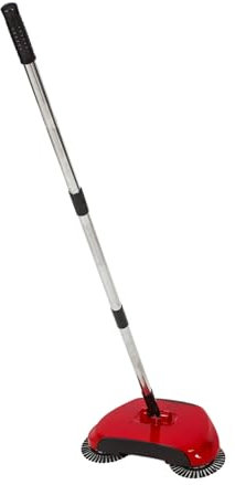 TIDTALEO Hand Push Floor Sweeper 360° Rotating Cleaning Mop and Dustpan Multifunctional Push Broom for Household Floor Cleaning and Indoor Use Random Color