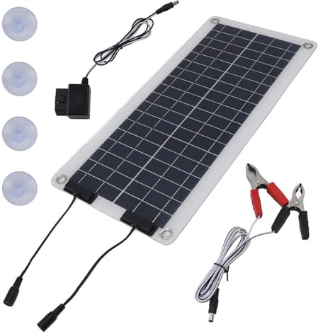 Chargeur solaire de batterie de voiture, 100 W, mainteneur de batterie solaire, sortie, 12 V-24 V pour voiture, camping-car, bateau, voiture, marine
