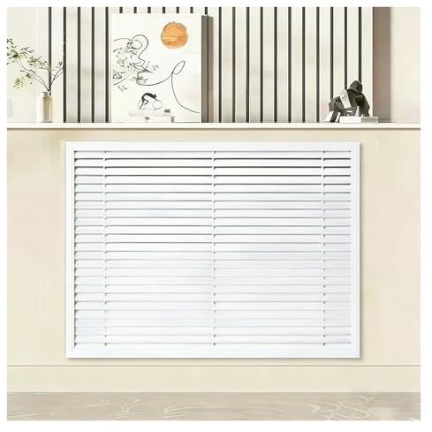 Steam Radiator Covers Manifold Covering Cabinet Horizontal Stripes Heater Cover Dining Room Entrance Hall(31.50 x 23.62in/800 x 600mm)
