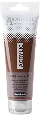 Schmincke AKADEMIE Acryl color Umbra gebrannt in 120 ml-Tube, 23 669 012