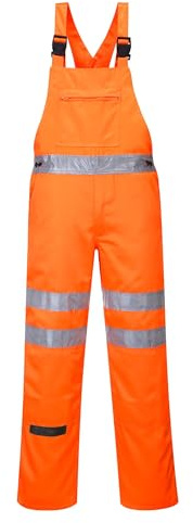Portwest RT43 Peto de Alta Visibilidad Bolsillo Doble Cinta Reflectante