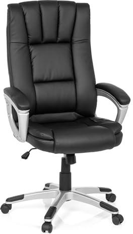 MyBuero Fauteuil de Direction Relax CL150 Simili Cuir Noir