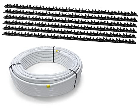HoWaTech CLAMP Warmwasser Wandheizung Komplettset ohne Regelung, Heizfläche:10.00m²