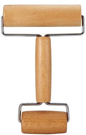 Mattarello in Legno Rullo per Panettiere in Pasta Set Cottura Utensili da Cucina per Pasticceria Tortilla Pizza Biscotti e Altro(#2)