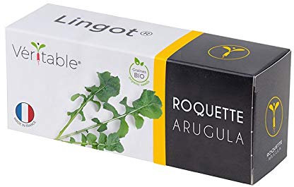 Lingot® Roquette Bio - Compatible Potager d'Intérieur Véritable® et Exky® - Recharge prête à l'emploi - Substrat avec Graines Intégrées