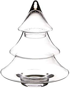 SWEET HOME Keksförmiger Weihnachtsbaum aus Glas cod.SB02532LU cm 25h diam.18 by Varotto & Co.