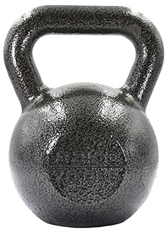 Cfty Kettlebell 4KG 8KG 12KG 16KG 20KG 24KG 32KG Fitness-Heimstärke-Training Gusseisen-Wettbewerbssportgeräte (einteilig)(32KG)